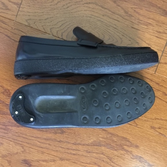 SOLD!! Tod´s Penny Loafer Black Leather Slip On - Picture 6 of 8